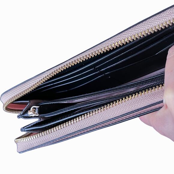 Kate Spade x Disney Minnie Mouse Large Continental Zip Around Leather Wallet - Picture 7 of 13